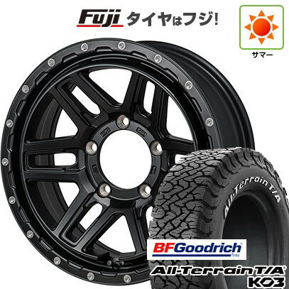 【新品】ジムニー 夏タイヤ ホイール4本セット 175/80R16 BFグッドリッチ オールテレーンT/A KO3 RWL モンツァ HI-BLOCK エルデ 5.5J 16インチ(送料無料)