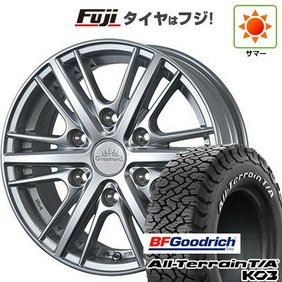 【新品】ハイエース200系 夏タイヤ ホイール4本セット 195/80R15 107S BFグッドリッチ オールテレーンT/A KO3 RWL TWS グランヴァード HC1 15インチ(送料無料) サマータイヤ