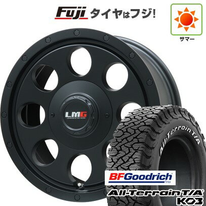 【新品国産車用5穴114.3】 夏タイヤ ホイール4本セット 215/65R16 BFグッドリッチ オールテレーンT/A KO3 RBL レアマイスター LMG CS-8 マットブラック 16インチ(送料無料)