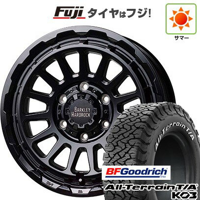 【新品】ハイエース200系 夏タイヤ ホイール4本セット 195/80R15 107S BFグッドリッチ オールテレーンT/A KO3 RWL ホットスタッフ バークレイハードロック リザード 6J 15インチ(送料無料)