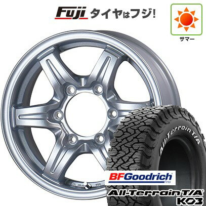 【新品】キャラバン 夏タイヤ ホイール4本セット 195/80R15 107S BFグッドリッチ オールテレーンT/A KO3 RWL TWS グランヴァード NEO 6J 15インチ(送料無料)