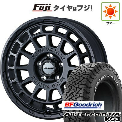 【新品国産車用5穴114.3】 夏タイヤ ホイール4本セット 225/65R17 BFグッドリッチ オールテレーンT/A KO3 RBL WEDS ウェッズアドベンチャー マッドヴァンス X タイプF 17インチ(送料無料)