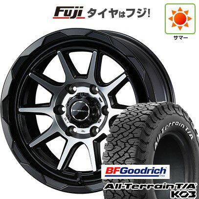 【新品国産車用6穴139.7】 夏タイヤ ホイール4本セット 285/70R17 BFグッドリッチ オールテレーンT/A KO3 RWL WEDS ウェッズアドベンチャー マッドヴァンス 06 8J 17インチ(送料無料)