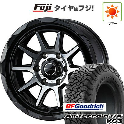 【新品】プラド/ハイラックス 夏タイヤ ホイール4本セット 265/60R18 BFグッドリッチ オールテレーンT/A KO3 RBL WEDS ウェッズアドベンチャー マッドヴァンス 06 8J 18インチ(送料無料)