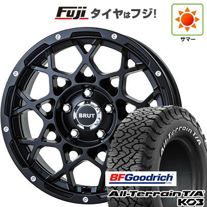 【新品国産車用5穴114.3】 夏タイヤ ホイール4本セット 225/70R16 BFグッドリッチ オールテレーンT/A KO3 RWL トライスター BRUT BR-55 16インチ(送料無料)