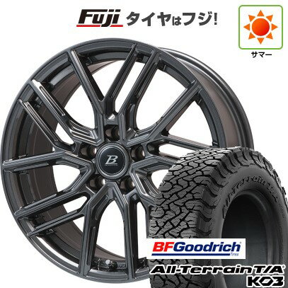 【新品国産車用5穴114.3】 夏タイヤ ホイール4本セット 225/65R17 BFグッドリッチ オールテレーンT/A KO3 RBL ブランドルライン ヴァレーゼ ディープグレー 17インチ(送料無料)
