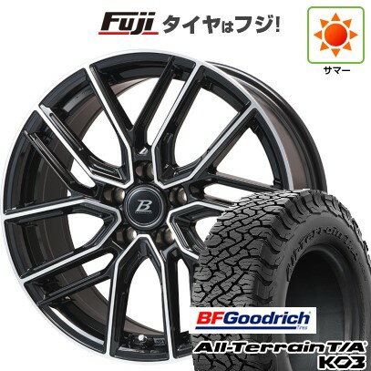 【新品国産車用5穴114.3】 夏タイヤ ホイール4本セット 215/65R16 BFグッドリッチ オールテレーンT/A KO3 RBL ブランドルライン ヴァレーゼ ブラックポリッシュ 6.5J 16インチ(送料無料)