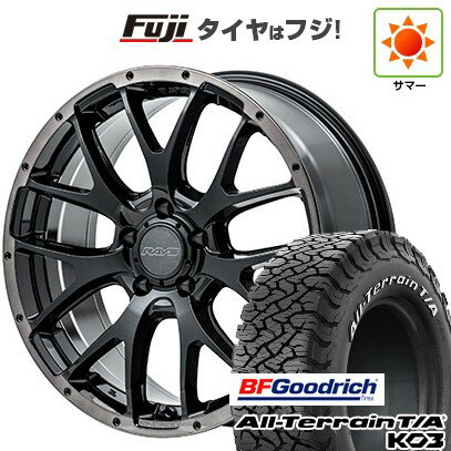 【新品国産車用5穴114.3】 夏タイヤ ホイール4本セット 245/70R16 BFグッドリッチ オールテレーンT/A KO3 RWL RAYS レイズ ホムラ 2X7FA BLACK CLEAR EDITION 16インチ(送料無料)