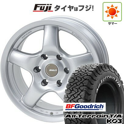 【新品】プラド/ハイラックス 夏タイヤ ホイール4本セット 265/65R17 BFグッドリッチ オールテレーンT/A KO3 RWL フォーバイフォーエンジニア ブラッドレー パイ 8J 17インチ(送料無料)