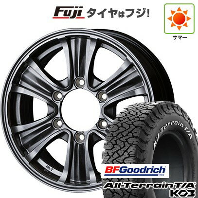 【新品】キャラバン 夏タイヤ ホイール4本セット 195/80R15 107S BFグッドリッチ オールテレーンT/A KO3 RWL トピー バザルト-X タイプ2 6J 15インチ(送料無料)