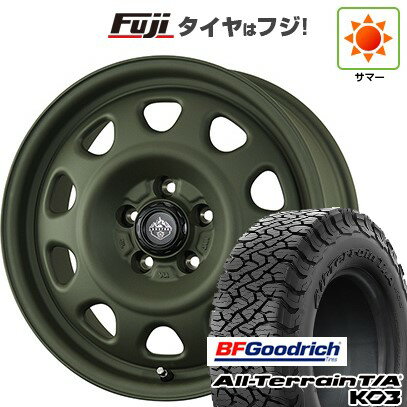 【新品国産車用5穴114.3】 夏タイヤ ホイール4本セット 225/65R17 BFグッドリッチ オールテレーンT/A KO3 RBL トピー ランドフット SWZ 数量限定 7J 17インチ(送料無料)