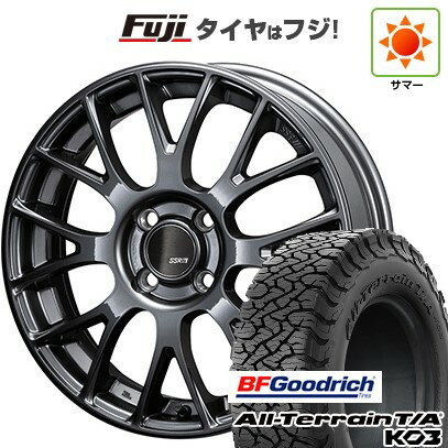 【新品国産車用5穴114.3】 夏タイヤ ホイール4本セット 225/65R17 BFグッドリッチ オールテレーンT/A KO3 RBL SSR GT GTV04 17インチ(送料無料)
