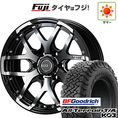 【新品】プラド/ハイラックス 夏タイヤ ホイール4本セット 265/60R18 BFグッドリッチ オールテレーンT/A KO3 RBL SSR ディバイド ZS 8J 18インチ(送料無料)