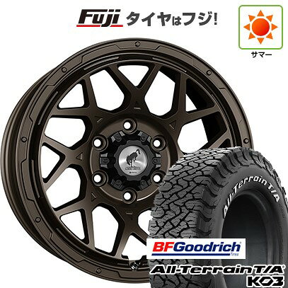 【新品国産車用6穴139.7】 夏タイヤ ホイール4本セット 275/70R17 BFグッドリッチ オールテレーンT/A KO3 RWL スーパースター ロディオドライブ 8M MONO 8J 17インチ(送料無料)