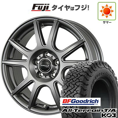 【新品国産車用5穴114.3】 夏タイヤ ホイール4本セット 225/65R17 BFグッドリッチ オールテレーンT/A KO3 RBL トピー シビラ NEXT PX【限定】 7J 17インチ(送料無料)