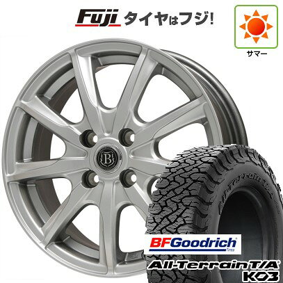 【新品国産車用5穴114.3】 夏タイヤ ホイール4本セット 215/65R16 BFグッドリッチ オールテレーンT/A KO3 RBL ブランドルライン ボレアノ9 メタリックグレー 16インチ(送料無料)