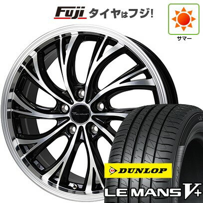 【新品国産車用5穴100】 夏タイヤ ホイール4本セット 215/40R18 ダンロップ ルマン V+(ファイブプラス) ホットスタッフ プレシャス HS-2 18インチ(送料無料)