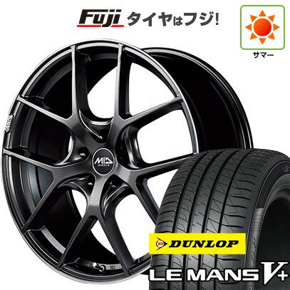 【新品国産車用5穴114.3】 夏タイヤ ホイール4本セット 235/40R19 ダンロップ ルマン V+(ファイブプラス) MID WHEELS MID EXCLUSIVE 025F 19インチ(送料無料)