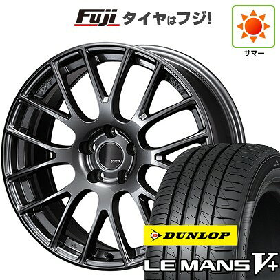 【新品国産車用5穴100】 夏タイヤ ホイール4本セット 215/40R18 ダンロップ ルマン V+(ファイブプラス) SSR GT GTV04 18インチ(送料無料)