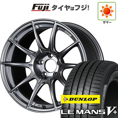 【新品国産車用5穴100】 夏タイヤ ホイール4本セット 215/40R18 ダンロップ ルマン V+(ファイブプラス) SSR GT GTX01 18インチ(送料無料)