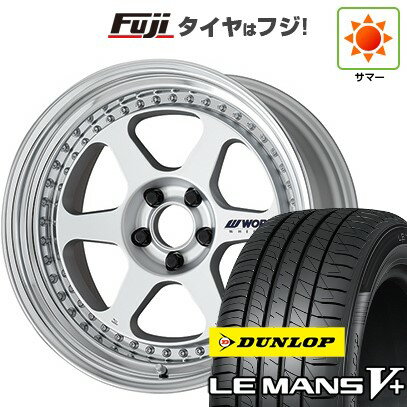 【新品国産車用5穴114.3】 夏タイヤ ホイール4本セット 235/40R19 ダンロップ ルマン V+(ファイブプラス) WORK ワーク マイスター L1 3P 19インチ(送料無料)