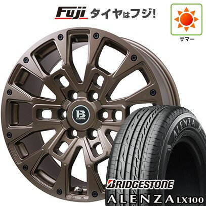 【新品】ランクル250 夏タイヤ ホイール4本セット 265/60R20 ブリヂストン アレンザ LX100 ビッグウエイ B-LUGNAS BRD(マットブロンズ) トヨタ車専用 20インチ(送料無料) サマータイヤ