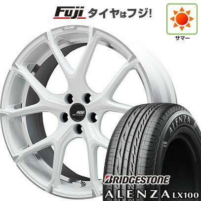 【新品国産車用5穴114.3】 夏タイヤ ホイール4本セット 255/45R20 ブリヂストン アレンザ LX100 クライメイト SUW アリアLM-r 20インチ(送料無料)