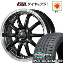 夏タイヤ ホイール4本セット 205/50R17 ミレバー スポーツマクロ MA349(限定) ブレスト バーンズテック S10-DP 17インチ(送料無料) サマータイヤ
