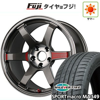 【新品国産車用5穴100】 夏タイヤ ホイール4本セット 215/45R17 ミレバー スポーツマクロ MA349(限定) RAYS レイズ ボルクレーシング TE37 サーガ SL 17インチ(送料無料)
