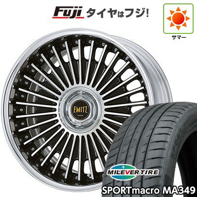 【新品国産車用5穴100】 夏タイヤ ホイール4本セット 225/35R19 ミレバー スポーツマクロ MA349(限定) WORK ワーク イミッツ 19インチ(送料無料)