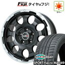 【新品国産5穴114.3車】 夏タイヤ ホイール4本セット 235/55R18 ミレバー スポーツマクロ MA349(限定) レアマイスター LMG CS-9 ブラック/ブラッククリアリム 18インチ(送料無料) サマータイヤ(2)