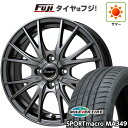 【新品国産5穴114.3車】 夏タイヤ ホイール4本セット 245/45R19 ミレバー スポーツマクロ MA349(限定) ホットスタッフ エクシーダー E0...