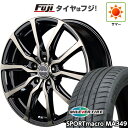 【新品】シエンタ 2022- 夏タイヤ ホイール4本セット 205/45R17 ミレバー スポーツマクロ MA349(限定) MID WHEELS D.C.52 17インチ(送料無料) サマータイヤ(2)