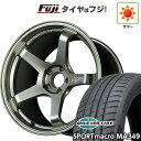 【新品国産5穴114.3車】 夏タイヤ ホイール4本セット 245/45R19 ミレバー スポーツマクロ MA349(限定) ヨコハマ アドバンレーシング GT...