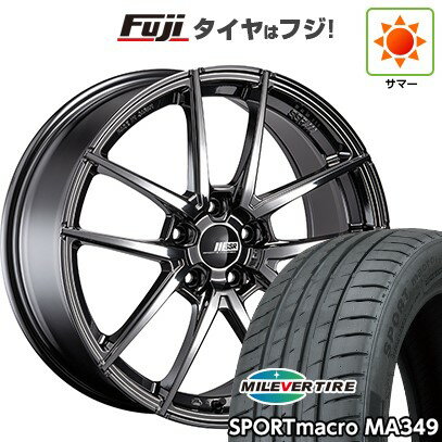 【新品国産車用5穴114.3】 夏タイヤ ホイール4本セット 245/40R20 ミレバー スポーツマクロ MA349(限定) SSR ライナー タイプ10モノブロック 20インチ(送料無料)