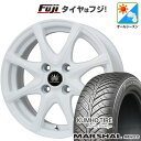 【新品 軽自動車】N-BOX タント スペーシア オールシーズンタイヤ ホイール4本セット 155/65R14 クムホ マーシャル MH22 オールシーズン(限...
