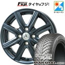【新品国産4穴100車】 オールシーズンタイヤ ホイール4本セット 175/65R14 クムホ マーシャル MH22 オールシーズン(限定) テクノピア アフロ...