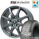 【新品】フリード 5穴/114 オールシーズンタイヤ ホイール4本セット 195/55R16 クムホ マーシャル MH22 オールシーズン(限定) エルベ エス...
