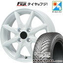 【新品 軽自動車】ハスラー オールシーズンタイヤ ホイール4本セット 165/65R14 クムホ マーシャル MH22 オールシーズン(限定) ブランドル CJ...