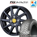 【新品国産4穴100車】 オールシーズンタイヤ ホイール4本セット 175/65R14 クムホ マーシャル MH22 オールシーズン(限定) コーセイ エアベル...