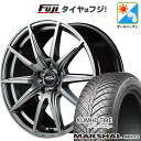 【新品国産5穴114.3車】 オールシーズンタイヤ ホイール4本セット 235/50R18 クムホ マーシャル MH22 オールシーズン(限定) MID WHEELS SLS 18インチ(送料無料)
