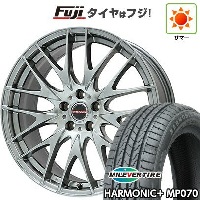 樂天商城 - 【新品】ライズ/ロッキー（ガソリン） 夏タイヤ ホイール4本セット 195/60R17 ミレバー ハーモニック プラス MP070(限定) ビッグウエイ レイシーン プラバ9M(クロームハイパーシルバー) 6.5J 17インチ(送料無料)