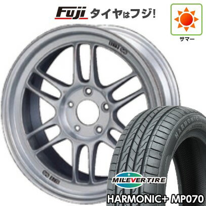 【新品】60系プリウス 夏タイヤ ホイール4本セット 195/60R17 ミレバー ハーモニック プラス MP070(限定) ENKEI エンケイ RP-F1 17インチ(送料無料) サマータイヤ