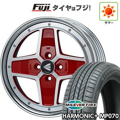  夏タイヤ ホイール4本セット 165/45R16 ミレバー ハーモニック プラス MP070(限定) ENKEI エンケイ Neo Classic アパッチ2 ネオ 5.5J 16インチ(送料無料)