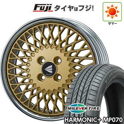 【新品】ライズ/ロッキー（ガソリン） 夏タイヤ ホイール4本セット 195/60R17 ミレバー ハーモニック プラス MP070(限定) ENKEI エンケイ Neo Classic メッシュ4 ネオ 6.5J 17インチ(送料無料)