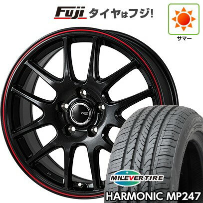【新品国産車用5穴114.3】 夏タイヤ ホイール4本セット 205/65R16 ミレバー ハーモニック MP247(限定) モンツァ JPスタイル ジェファ 16インチ(送料無料)