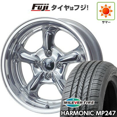 【新品 軽自動車】エブリイワゴン 夏タイヤ ホイール4本セット 165/50R15 ミレバー ハーモニック MP247(限定) WORK ワーク グッカーズ HEMI 5.5J 15インチ(送料無料)