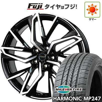 【新品国産車用5穴114.3】 夏タイヤ ホイール4本セット 205/65R16 ミレバー ハーモニック MP247(限定) ホットスタッフ クロノス CH-112 6.5J 16インチ(送料無料)