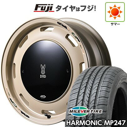 ホイールMID WHEELS MID×DOD ウシャリントバリホイールサイズ4.50-14HOLE/PCD インセットF：4H/100【インセットについて】ご登録頂いたお車に適合するサイズをご用意させて頂きます。ご指定がある場合は備考にご記載下さい。※一部限定品など、ご指定頂けない場合がございます。ホイールカラーセミグロスサンドベージュ・SEMIGLOSS BLACK/RIM VALLEY POLISH・セミグロスODグリーンタイヤミレバー ハーモニック MP247(限定)タイヤサイズ165/55R14セット内容タイヤ＆ホイール4本セットの価格です。タイヤ・ホイールの組み込みとバランス調整後に発送いたします。参考適合車種軽自動車 ※純正タイヤサイズをご確認ください。装着適合確認について適合車種に掲載されている車種でも、年式・型式・グレードによっては装着サイズが異なる場合がございます。 標準装着サイズよりインチを下げる場合はキャリパー干渉の恐れがございますので、オススメ致しておりません。 オフセット等、お車とのマッチングについては、ご注文の際に弊社からご案内させていただきますので予めご了承願います。（ご指定のサイズがある場合、ご注文の際、入力お願いします。） ホイールによりキャリパークリアランス・ハブ高・インセット（オフセット）等異なります。適合車種掲載車両でも、装着出来ない場合もございます。また車両の加工・調整が必要な場合もございます。詳しくは問い合わせ下さい。 ご購入後の返品や交換お受け出来ませんのでご注意下さい納期について商品により完売・欠品の場合もございます。また、お取り寄せに時間のかかる商品もございますので、お急ぎの場合は予めお問合せ下さい。特記事項商品代金には追加オプション(ナット等)の金額は含まれておりません。ご注文後に、弊社より合計金額をご案内致します。ご注文の際には、車種名・年式・型式・グレード・ノーマル車高かローダウンか等、出来るだけ詳しくご入力お願い致します。 掲載している商品画像はイメージです。ホイールのサイズやインセットなどにより、リム幅やセンター部の落ち込み寸法は異なります。画像と現物のイメージ相違によるお取替えや返品は承ることは出来ません。 お問い合わせお電話でのお問い合わせはこちらE-mail　rakuten@fujicorporation.ne.jp ※商品番号は（fuji-21721-171117-43068-43068）です。