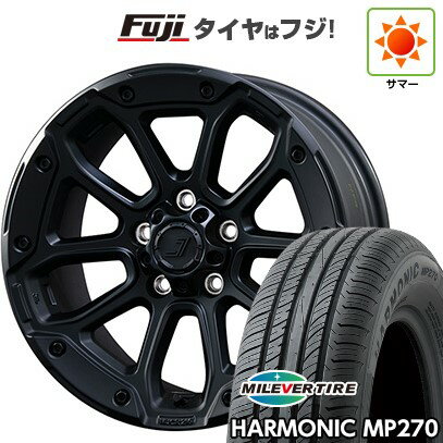 【新品国産車用5穴114.3】 夏タイヤ ホイール4本セット 215/65R16 ミレバー ハーモニック MP270(限定) TUS JAPAN ジェップセン MJCR 216 16インチ(送料無料)